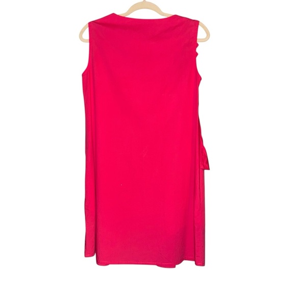 VINEYARD VINES 144th Kentucky Derby Hot Pink Cotton Side Ruffle Sheath Dress XS - Picture 9 of 13